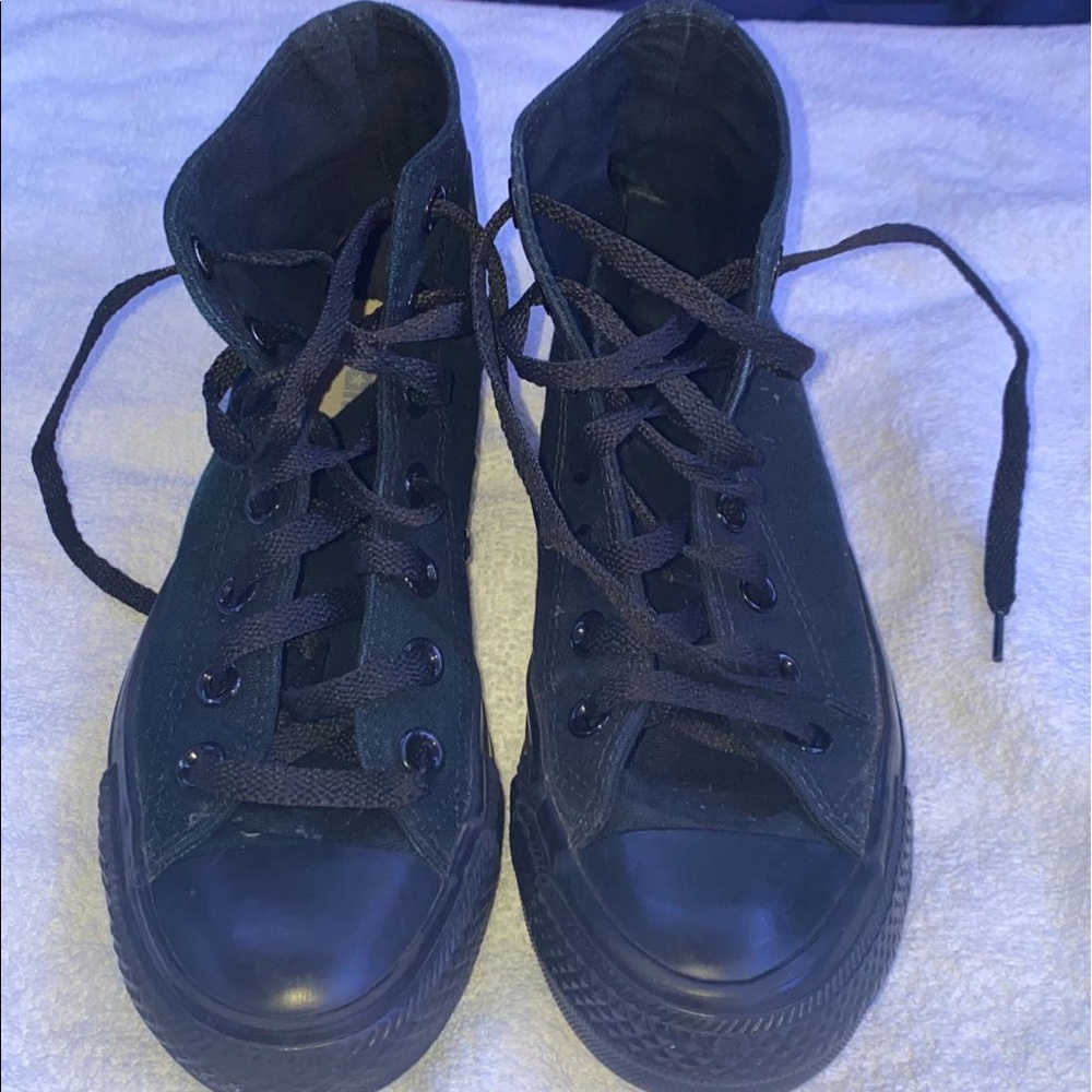 chuck taylor all star black high top converse